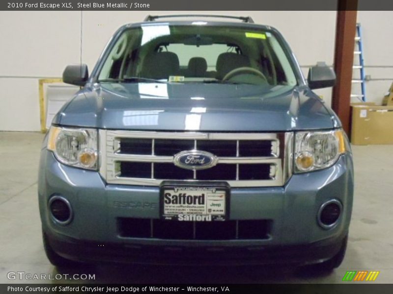 Steel Blue Metallic / Stone 2010 Ford Escape XLS
