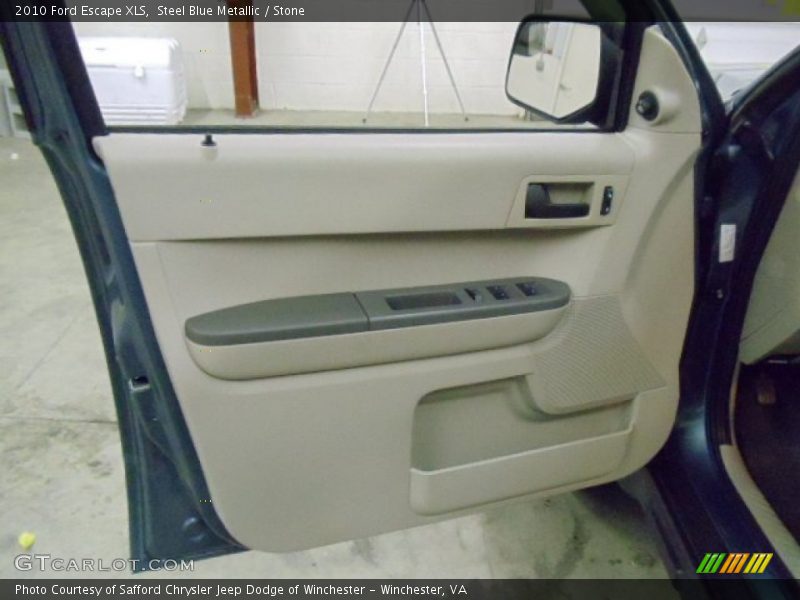 Steel Blue Metallic / Stone 2010 Ford Escape XLS