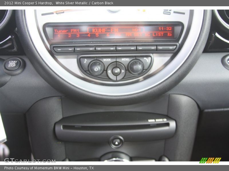 White Silver Metallic / Carbon Black 2012 Mini Cooper S Hardtop