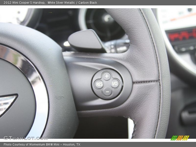 White Silver Metallic / Carbon Black 2012 Mini Cooper S Hardtop