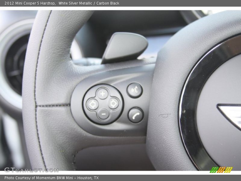 White Silver Metallic / Carbon Black 2012 Mini Cooper S Hardtop