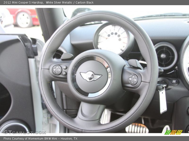 White Silver Metallic / Carbon Black 2012 Mini Cooper S Hardtop
