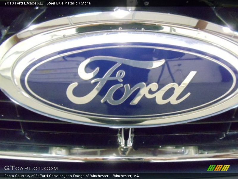 Steel Blue Metallic / Stone 2010 Ford Escape XLS