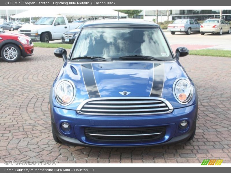 Lightning Blue Metallic / Carbon Black 2012 Mini Cooper Hardtop