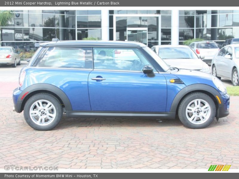 Lightning Blue Metallic / Carbon Black 2012 Mini Cooper Hardtop