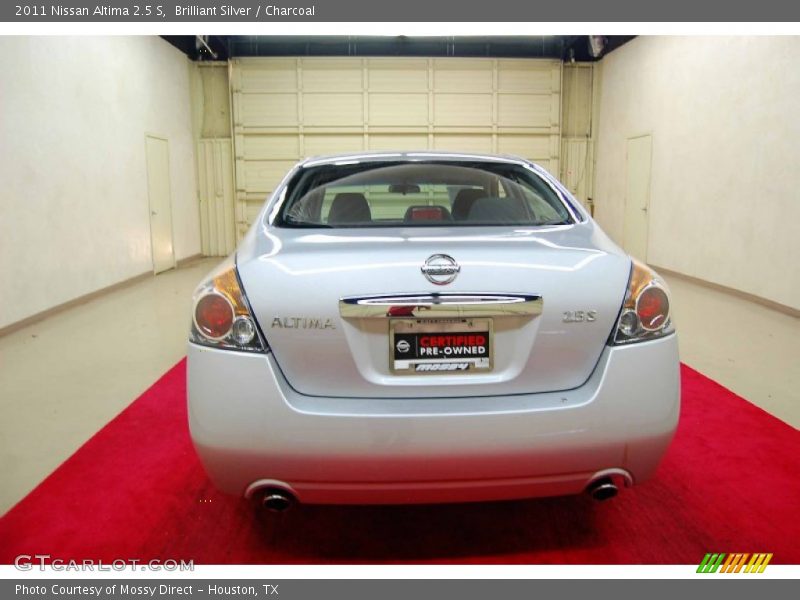 Brilliant Silver / Charcoal 2011 Nissan Altima 2.5 S
