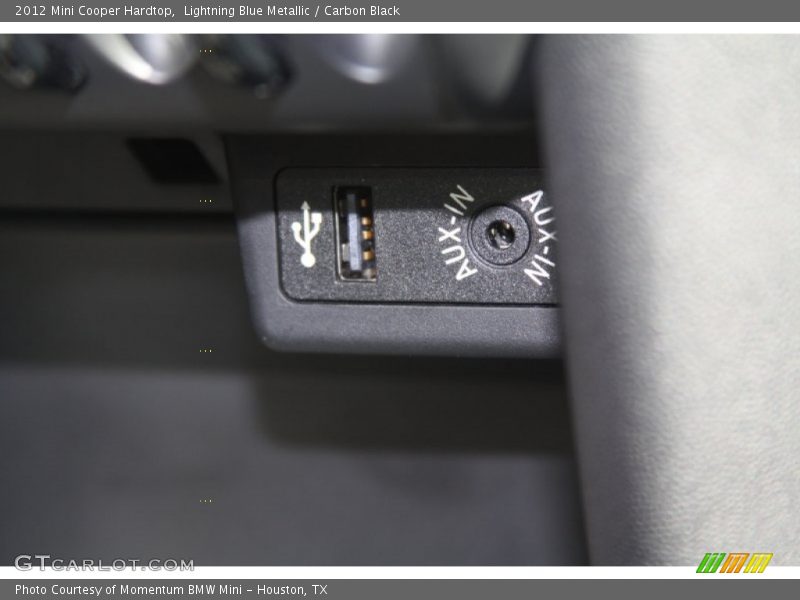 Lightning Blue Metallic / Carbon Black 2012 Mini Cooper Hardtop