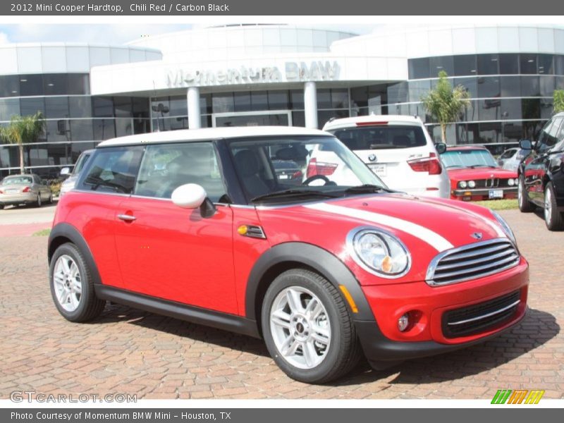 Chili Red / Carbon Black 2012 Mini Cooper Hardtop