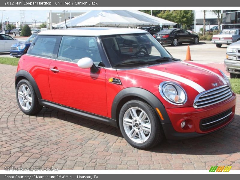 Chili Red / Carbon Black 2012 Mini Cooper Hardtop