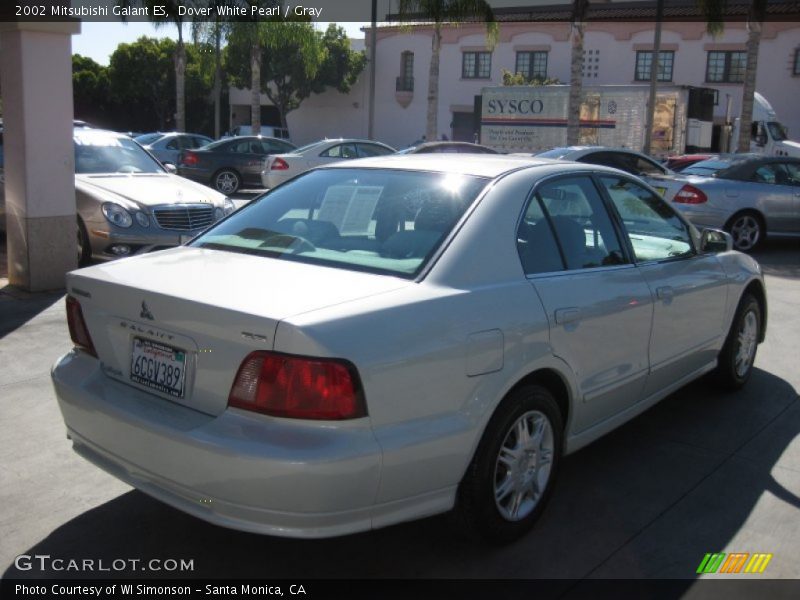 Dover White Pearl / Gray 2002 Mitsubishi Galant ES