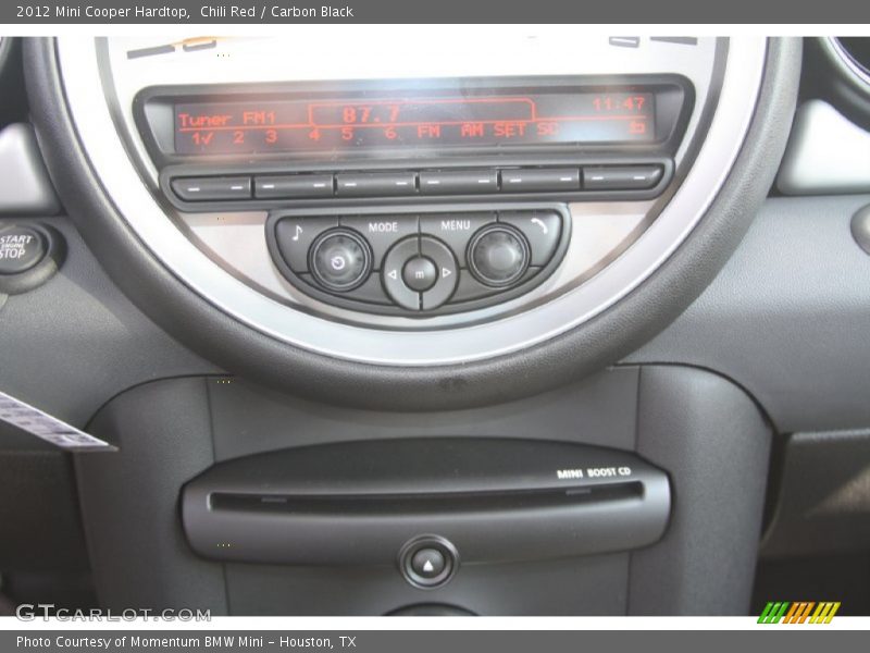 Chili Red / Carbon Black 2012 Mini Cooper Hardtop