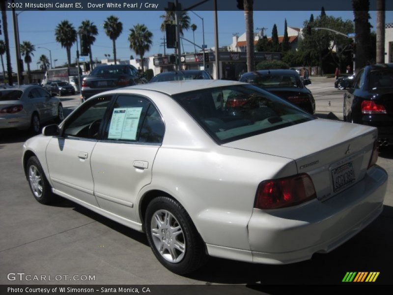 Dover White Pearl / Gray 2002 Mitsubishi Galant ES
