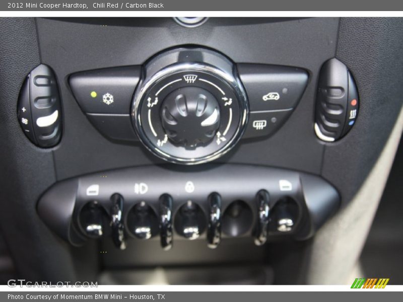 Controls of 2012 Cooper Hardtop