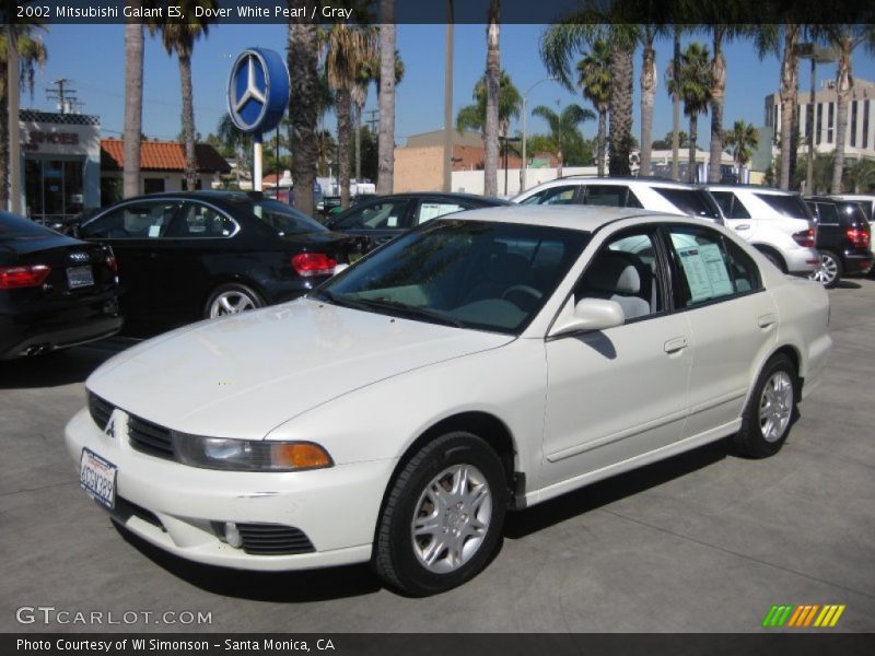 Dover White Pearl / Gray 2002 Mitsubishi Galant ES