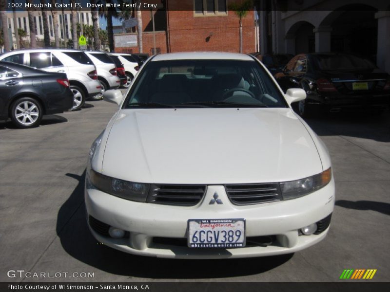 Dover White Pearl / Gray 2002 Mitsubishi Galant ES