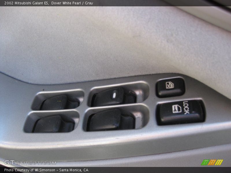 Dover White Pearl / Gray 2002 Mitsubishi Galant ES