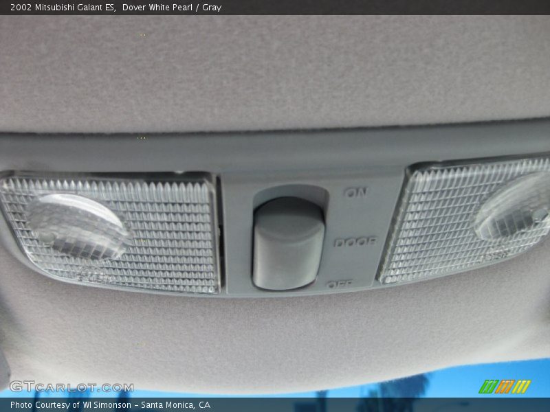 Dover White Pearl / Gray 2002 Mitsubishi Galant ES