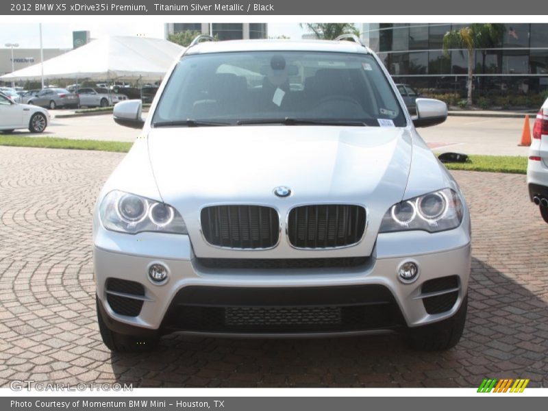 Titanium Silver Metallic / Black 2012 BMW X5 xDrive35i Premium