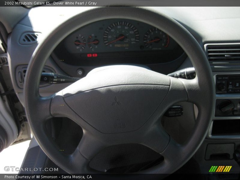Dover White Pearl / Gray 2002 Mitsubishi Galant ES