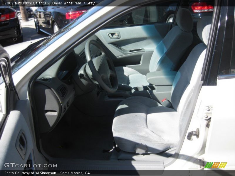 Dover White Pearl / Gray 2002 Mitsubishi Galant ES