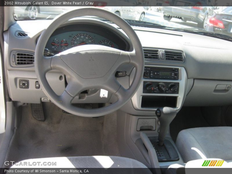 Dover White Pearl / Gray 2002 Mitsubishi Galant ES