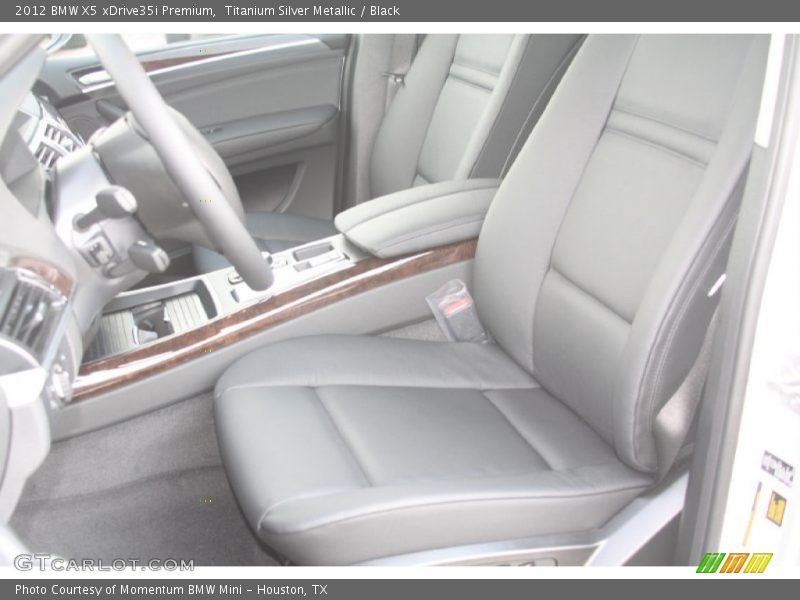 Titanium Silver Metallic / Black 2012 BMW X5 xDrive35i Premium