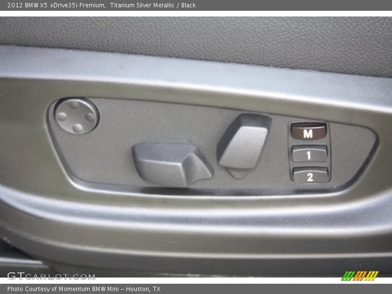 Titanium Silver Metallic / Black 2012 BMW X5 xDrive35i Premium