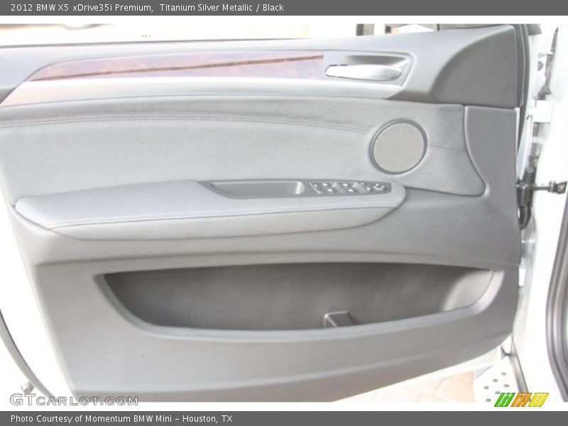 Titanium Silver Metallic / Black 2012 BMW X5 xDrive35i Premium