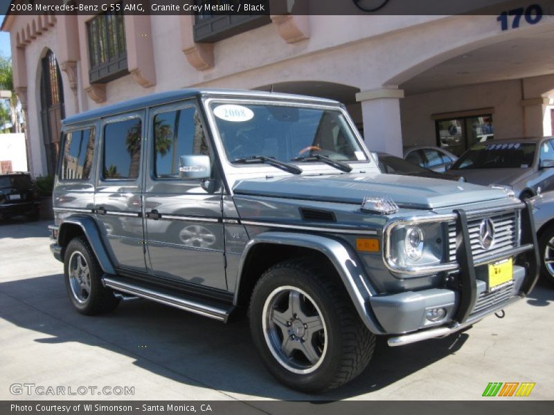 Granite Grey Metallic / Black 2008 Mercedes-Benz G 55 AMG