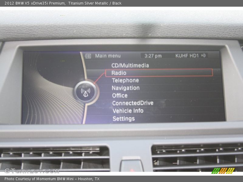 Titanium Silver Metallic / Black 2012 BMW X5 xDrive35i Premium