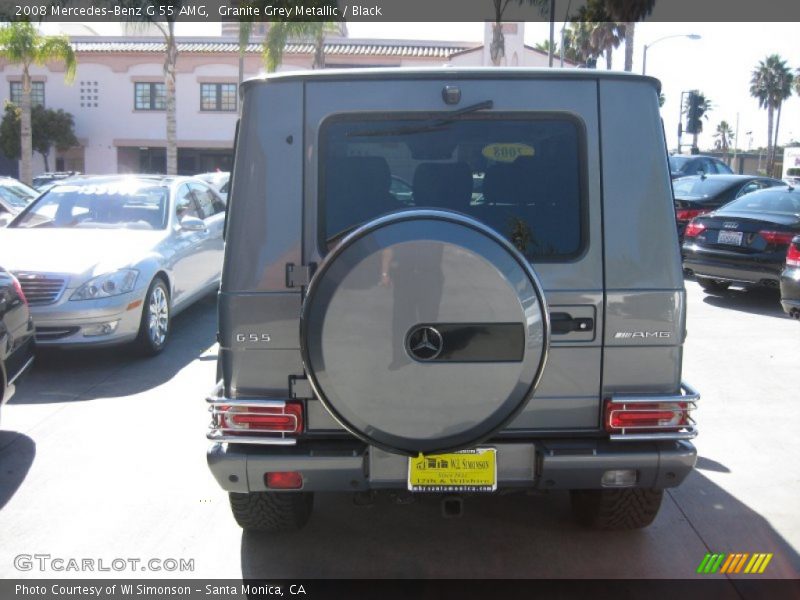 Granite Grey Metallic / Black 2008 Mercedes-Benz G 55 AMG
