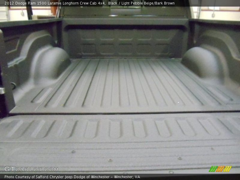 Black / Light Pebble Beige/Bark Brown 2012 Dodge Ram 1500 Laramie Longhorn Crew Cab 4x4