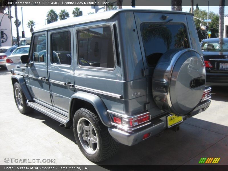 Granite Grey Metallic / Black 2008 Mercedes-Benz G 55 AMG