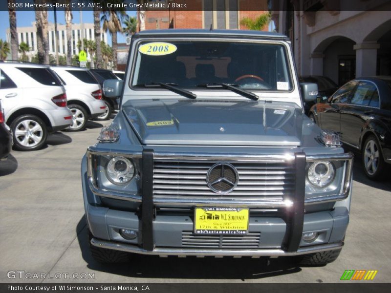 Granite Grey Metallic / Black 2008 Mercedes-Benz G 55 AMG