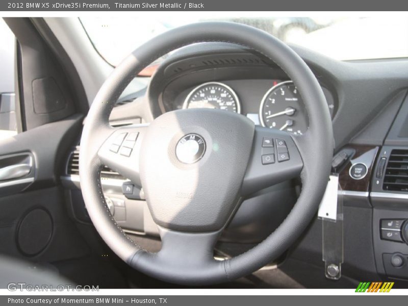 Titanium Silver Metallic / Black 2012 BMW X5 xDrive35i Premium