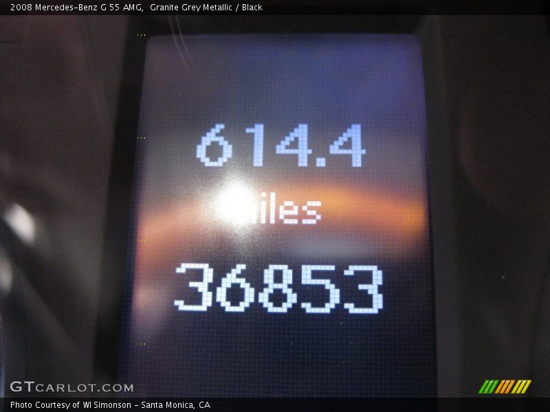 Granite Grey Metallic / Black 2008 Mercedes-Benz G 55 AMG
