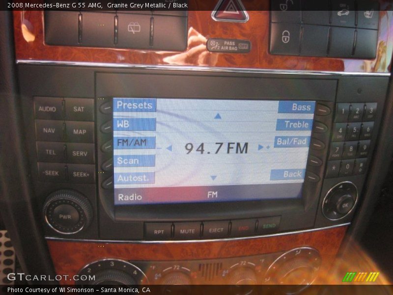 Audio System of 2008 G 55 AMG