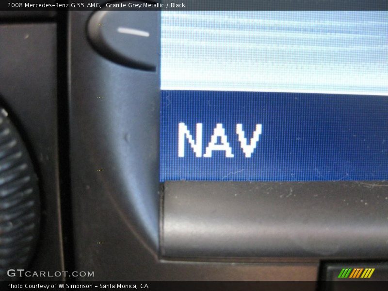 Granite Grey Metallic / Black 2008 Mercedes-Benz G 55 AMG