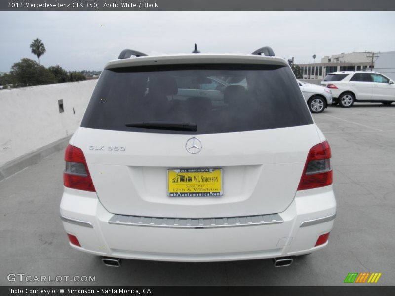 Arctic White / Black 2012 Mercedes-Benz GLK 350