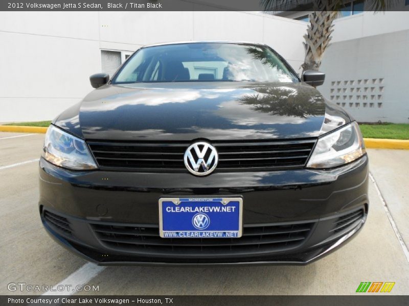 Black / Titan Black 2012 Volkswagen Jetta S Sedan