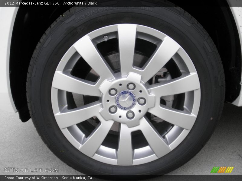 Arctic White / Black 2012 Mercedes-Benz GLK 350