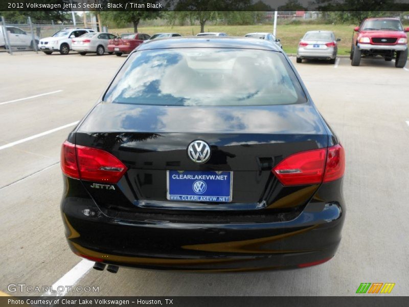 Black / Titan Black 2012 Volkswagen Jetta S Sedan