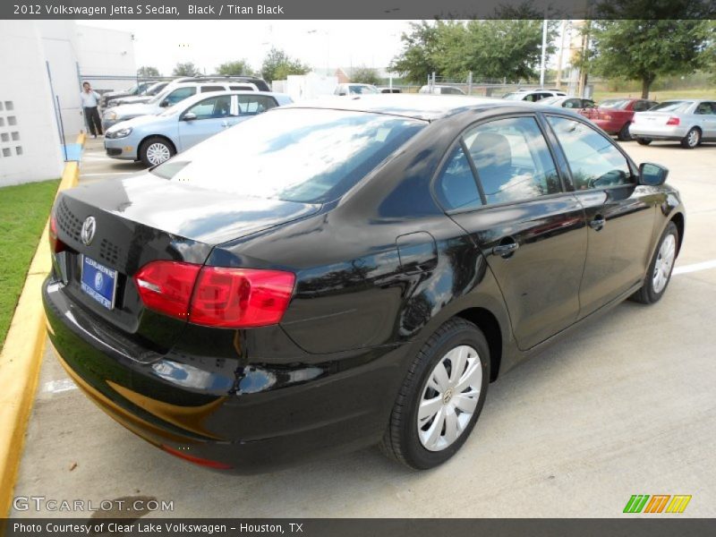 Black / Titan Black 2012 Volkswagen Jetta S Sedan