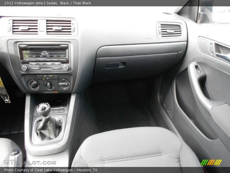 Black / Titan Black 2012 Volkswagen Jetta S Sedan