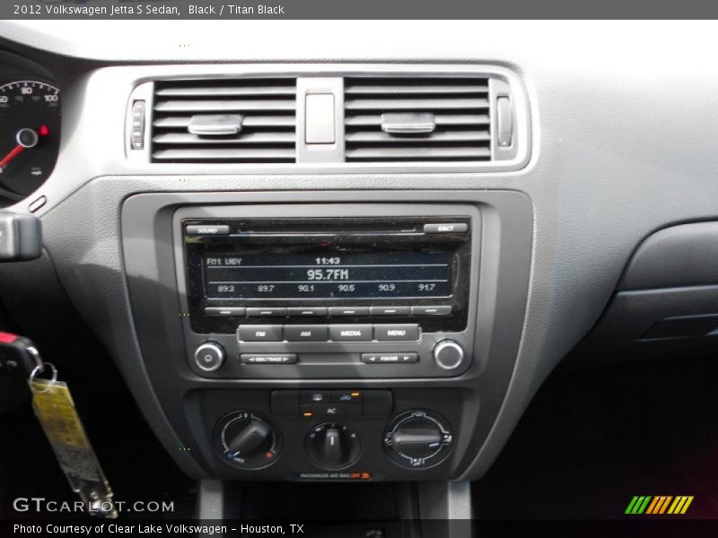 Black / Titan Black 2012 Volkswagen Jetta S Sedan