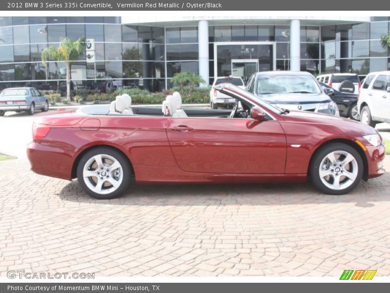 Vermilion Red Metallic / Oyster/Black 2012 BMW 3 Series 335i Convertible