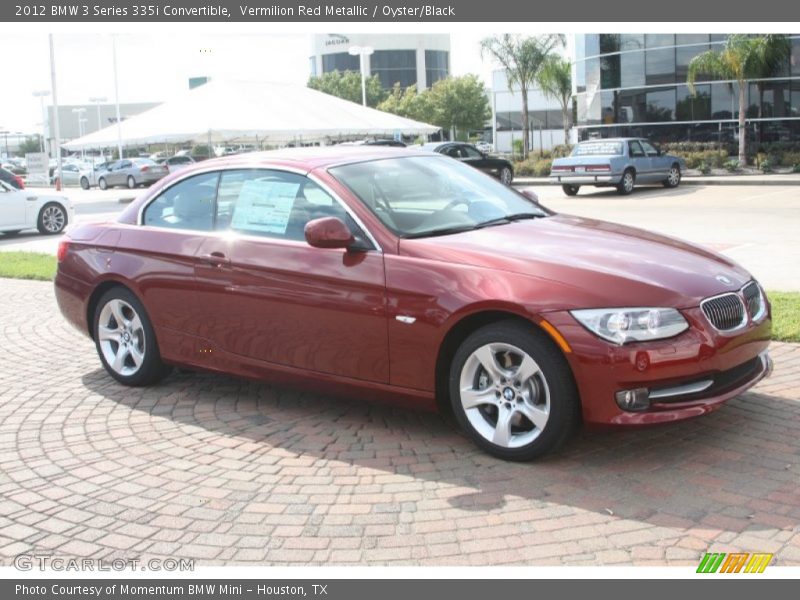 Vermilion Red Metallic / Oyster/Black 2012 BMW 3 Series 335i Convertible