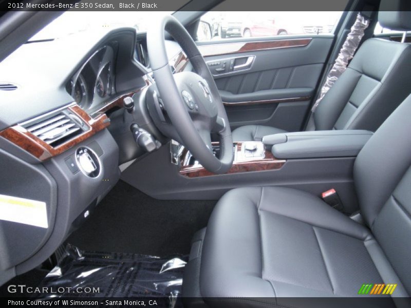 Black / Black 2012 Mercedes-Benz E 350 Sedan