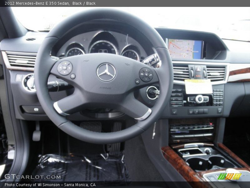 Black / Black 2012 Mercedes-Benz E 350 Sedan