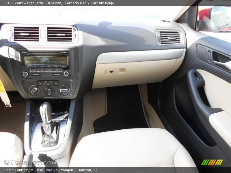 Tornado Red / Cornsilk Beige 2012 Volkswagen Jetta TDI Sedan